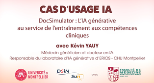 [Café PédagoN'UM] Présentation de DocSimulator, par Kévin YAUY (CHU de Montpellier / ERIOS)