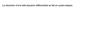 Cours equations différentielles du second ordre