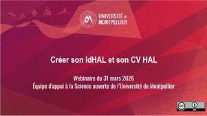 Créer votre IdHAL et votre CV-HAL