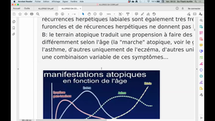 DFASM1 MIB 29/01/2021 Hypersensibilités et allergies cutanéomuqueuses chez l'enfant et l'adulte. Urticaire, dermatites atopique et de contact, conjonctivite allergique.   Prescription et surveillance des classes de médicameA. DU THANH	salle 301	MIB
