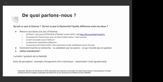 Introduction démarche scientifique