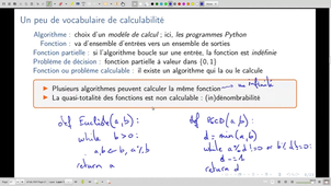 DIU - Groupes E&F - Cours 4. Calculabilité et complexité [Diapos seules]
