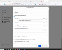 Installation et vérification des paramètres du Proxy