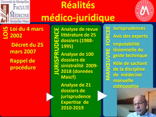 Contexte juridique de l'ostéopathie en France
