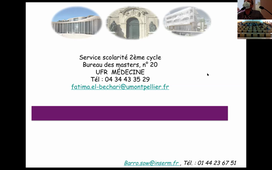 Journée Information master recherche Faculté de Médecine