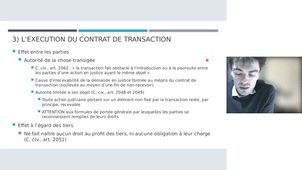 La transaction - G. POUGET