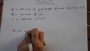 Explication des calculs pour les solutions concentrées à diluer X fois