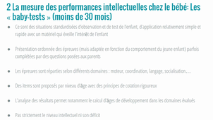 Outils d'évaluation du fonctionnement intellectuel – E. PERNON, Psychologue