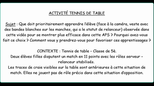 L3 EM S6 TENNIS DE TABLE