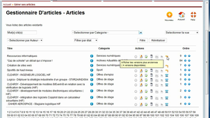 Didacticiel Vidéo – Gérer ses articles, créer une actu (Joomla!)