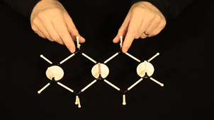 e-ValOrga  - Trans-décaline et  cis-décaline en représentation de Newman - Chimie organique