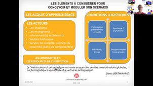 Webinaire Scénariser son cours (apports théoriques)