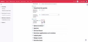 Moodle - Mettre en place des activités auto corrigées