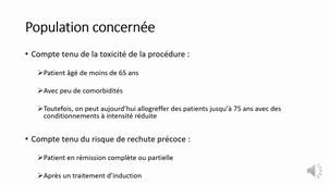 Indications de l'immunothérapie en hématologie