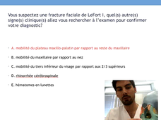 MIF CMF DP 5 ITEM 330 fracture occluso-faciale de Le Fort