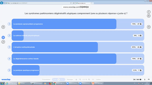 DFASM1 MID 22/02/2021	10:30	12:00	Maladie de Parkinson - Mouvements anormaux	P-PRIN	302