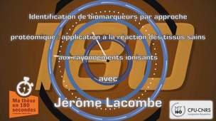 Ma thèse en 180 secondes Jérôme Lacombe