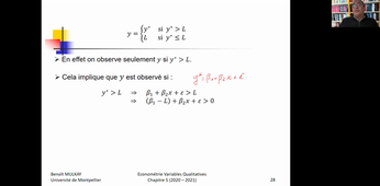 Econométrie Variables Qualitatives - Cours 16