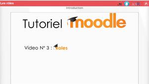 Les rôles dans Moodle