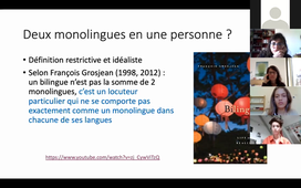 Cours d'introduction sur le bilinguisme - Christelle Dodane / 15 mars 2021