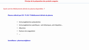 PSL/MDS/Analyses immuno-hématologiques _ Pr Jacques Chiaroni/Hémovigilance et effets indésirables _ Dr Bernard Lassale