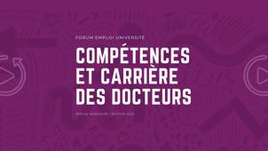 Forum Emploi Université | 2025 | Replay webinaire | Compétences et carrière des docteurs