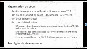 Problèmes économiques contemporains - Séance 8 janvier 2021