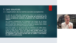 Normes internationales du travail - A. DONNETTE