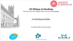 Le handicap invisible - Pr Gélis, Dr Jourdan