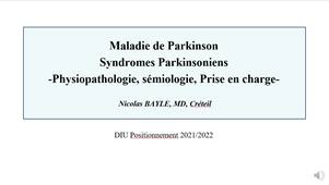 Parkinson et syndrome parkinsonien