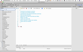Présentation du logiciel MySQL-Workbench