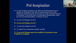 04/05/2021	14:00	16:00	Traumatisme cranien et rachidien	