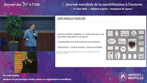 Autisme et genre : changeons de regard ! - 31 mars 2026 - Julie Dachez