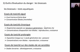 CM5 E. Farcy - chapitre 1 : Evaluation des risques écotoxicologiques