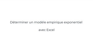 Régression exponentielle