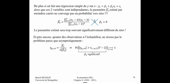 Econométrie (M1) - Cours 18
