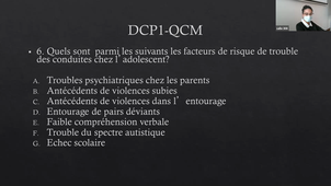 DFASM2 MIE 02/03/14:00Connaître les facteurs de risque, prévention, dépistage des troubles psychiques de l'enfant  Trouble schizophrénique.  Trouble bipolaire de l'adolescent  Troubles du comportement de l'adolescent  Troubles des conduites aliment