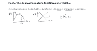 Capsule 3 : Maximum d'une fonction à une variable