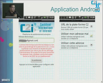 Séminaire C2I à l'UM2 : 'Outiller les C2I : application smartphone' par Rachid El Boussarghini.
