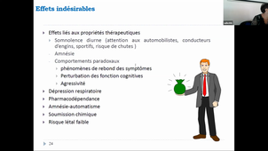 30/03/2021	10:00	12:00	Addiction aux médicaments psychotropes et dopage	H. PEYRIERE	