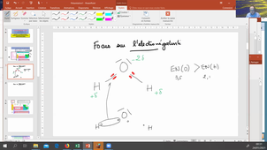 Vidéo - Prérequis 1 - Tableau périodique : évolution des propriétés, électronégativité, nombre de liaison établies par un atome