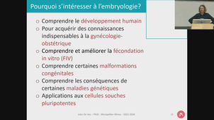 Pass UE3 ECUE3.2 - Bio Cell - Embryologie - Pr.De Vos - 05/11/25