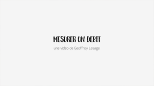 Mesure de débit par empotage