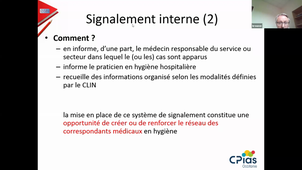 C.7 Vigilances sanitaires et signalements