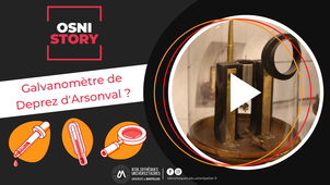 OSNI - Galvanomètre de Deprez d'Arsonval (version courte)