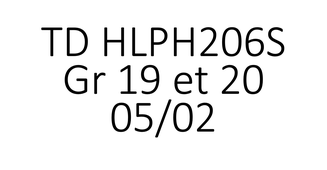 TD HLPH206S Gr 19 et 20 05/02 16h45