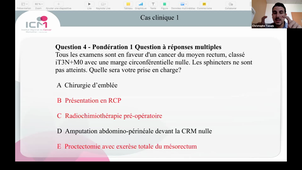 DFASM1 MIB 12/03/2021	14:00	16:00	Tumeurs du colon et du rectum	