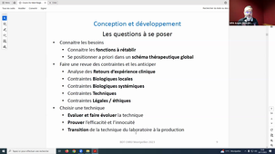 Eléments de conception et développement en Bio-ingénierie tissulaire_Nicolas BUILLES