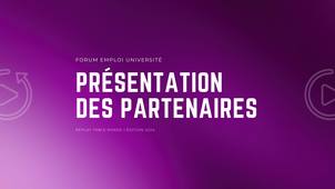 Forum Emploi Université | 2024 | Replay table ronde | Présentation des partenaires