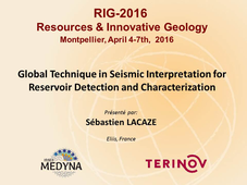 Resources & Innovative Geology 2016 : Sébastien Lacaze